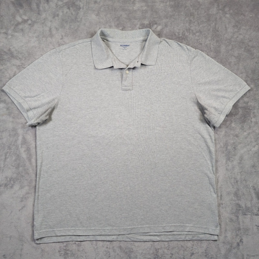 Old Navy Polo Shirt Gray Size XXL Short Sleeve Classic Fit